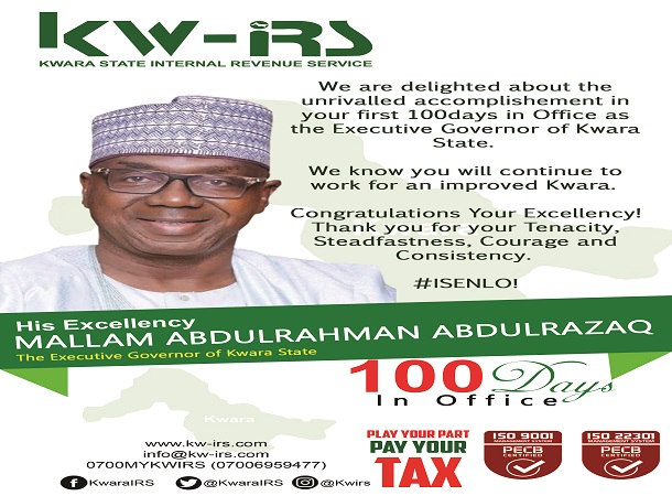 Kwara State Internal Revenue Service Play Your Part Pay Your Tax