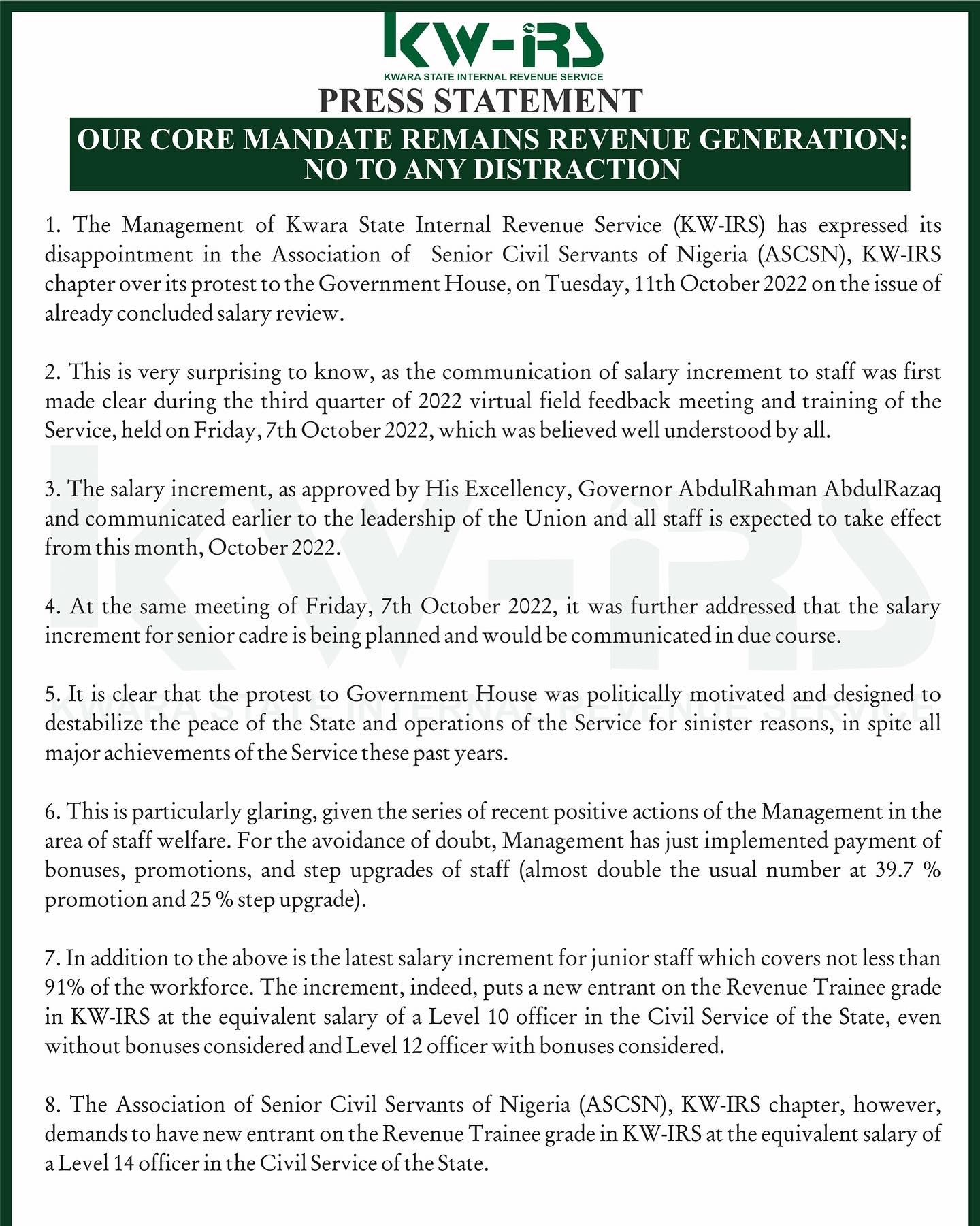 Kwara State Internal Revenue Service